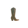 Pour Nina Tall cerato camel botas de cuero hechas a mano - Cooperative Handmade