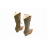 Pour Nina Tall cerato camel botas de cuero hechas a mano - Cooperative Handmade