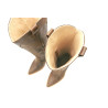 Pour Nina Tall cerato camel botas de cuero hechas a mano - Cooperative Handmade