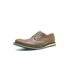 Borges Tavo cerato camel detalles negro beige zapatos de cuero hechos a mano - Cooperative Handmade