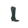 Pour Nina Tall napa negro botas de cuero hechas a mano - Cooperative Handmade