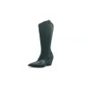 Pour Nina Tall napa negro botas de cuero hechas a mano - Cooperative Handmade