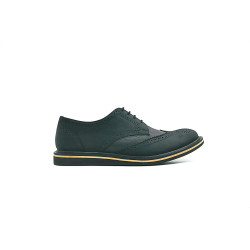 Borges Tavo negro graso mate napa negro zapatos de cuero hechos a mano - Cooperative Handmade