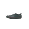 Baires negro mate graso detalles rojo zapatillas de cuero hechas a mano - Cooperative Handmade