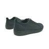 Baires negro mate graso detalles azul zapatillas de cuero hechas a mano - Cooperative Handmade