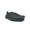 Baires negro mate graso detalles azul zapatillas de cuero hechas a mano - Cooperative Handmade