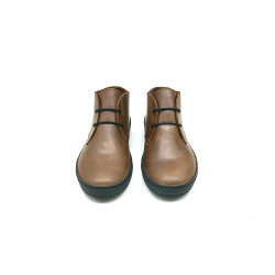 Chavo Sport cerato camel negro zapatos de cuero hechos a mano - Cooperative Handmade