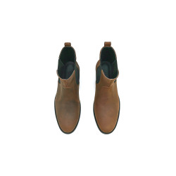 Hache marrón graso detalles negro zapatos de cuero hechos a mano - Cooperative Handmade