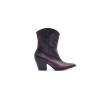 Pour Nina morado botas de cuero hechas a mano - Cooperative Handmade