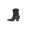 Pour Nina morado botas de cuero hechas a mano - Cooperative Handmade