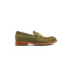 Otto verde olivo graso mocasines de cuero hechos a mano - Cooperative Handmade