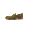 Otto verde olivo graso mocasines de cuero hechos a mano - Cooperative Handmade