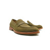 Otto verde olivo graso mocasines de cuero hechos a mano - Cooperative Handmade