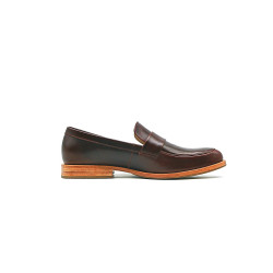 Otto ranger rojo mocasines de cuero hechos a mano - Cooperative Handmade