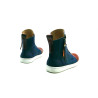 Tato azul graso ranger rojo blanco botines de cuero hechos a mano - Cooperative Handmade