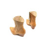 Pour Nina ranger caramelo botas de cuero hechas a mano - Cooperative Handmade