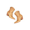 Pour Nina ranger caramelo botas de cuero hechas a mano - Cooperative Handmade