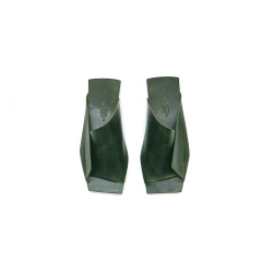 Miró álamo verde sandalias de cuero hechas a mano - Cooperative Handmade