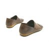Nuna B cerato camel negro beige sandalias de cuero hechas a mano - Cooperative Handmade