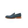 Otto azul océano graso mocasines de cuero hechos a mano - Cooperative Handmade