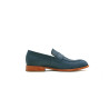Otto azul océano graso mocasines de cuero hechos a mano - Cooperative Handmade