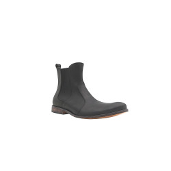 Hache negro mate botines de cuero hechos a mano - Cooperative Handmade