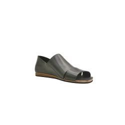 Nuna B alamo verde negro beige sandalias de cuero hechas a mano - Cooperative Handmade