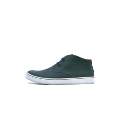 Chavo Sport azul graso elástico zapatos de cuero hechos a mano - Cooperative Handmade