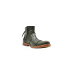 LA69 álamo verde botines de cuero botines hechos a mano - Cooperative Handmade