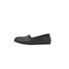 Pampa Man total black negro graso mate zapatos flat de cuero hechos a mano - Cooperative Handmade