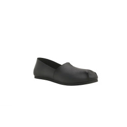 Pampa Man total black negro graso mate zapatos flat de cuero hechos a mano - Cooperative Handmade