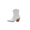 Pour Nina napa blanco botas de cuero hechas a mano - Cooperative Handmade