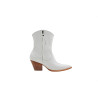 Pour Nina napa blanco botas de cuero hechas a mano - Cooperative Handmade