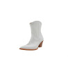 Pour Nina napa blanco botas de cuero hechas a mano - Cooperative Handmade