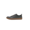 Baires azul graso marrón zapatillas de cuero hechas a mano - Cooperative Handmade