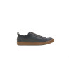 Baires azul graso marrón zapatillas de cuero hechas a mano - Cooperative Handmade