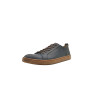 Baires azul graso marrón zapatillas de cuero hechas a mano - Cooperative Handmade