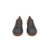 Baires azul graso marrón zapatillas de cuero hechas a mano - Cooperative Handmade
