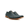 Satie napa negro beige zapatos de cuero hecho a mano - Cooperative Handmade