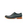 Satie napa negro beige zapatos de cuero hecho a mano - Cooperative Handmade