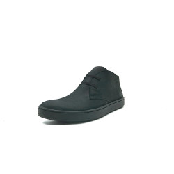 Chavo Sport negro mate elástico zapatos de cuero hechos a mano - Cooperative Handmade
