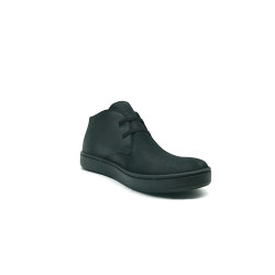 Chavo Sport negro mate elástico zapatos de cuero hechos a mano - Cooperative Handmade