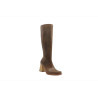 Lulú Large cerato camel botas de cuero hechas a mano - Cooperative Handmade