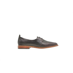 Luna napa morado negro mate graso zapatos de cuero hechos a mano - Cooperative Handmade