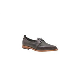Luna napa morado negro mate graso zapatos de cuero hechos a mano - Cooperative Handmade