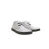 Chavo Sport napa blanco negro elástico blanco zapatos de cuero hechos a mano - Cooperative Handmade