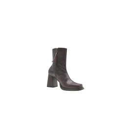 Lulú versión B napa morado botines de cuero hechos a mano - Cooperative Handmade