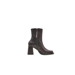 Lulú versión B napa morado botines de cuero hechos a mano - Cooperative Handmade