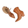 Pour Nina cerato caramelo botas de cuero hechas a mano - Cooperative Handmade