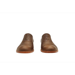 Marqués cerato camel zapatos de cuero hechos a mano - Cooperative Handmade